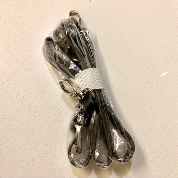 Bebe Black Pearl Croc Leather Mini Satchel Crossbody Bag - Picture 10 of 13